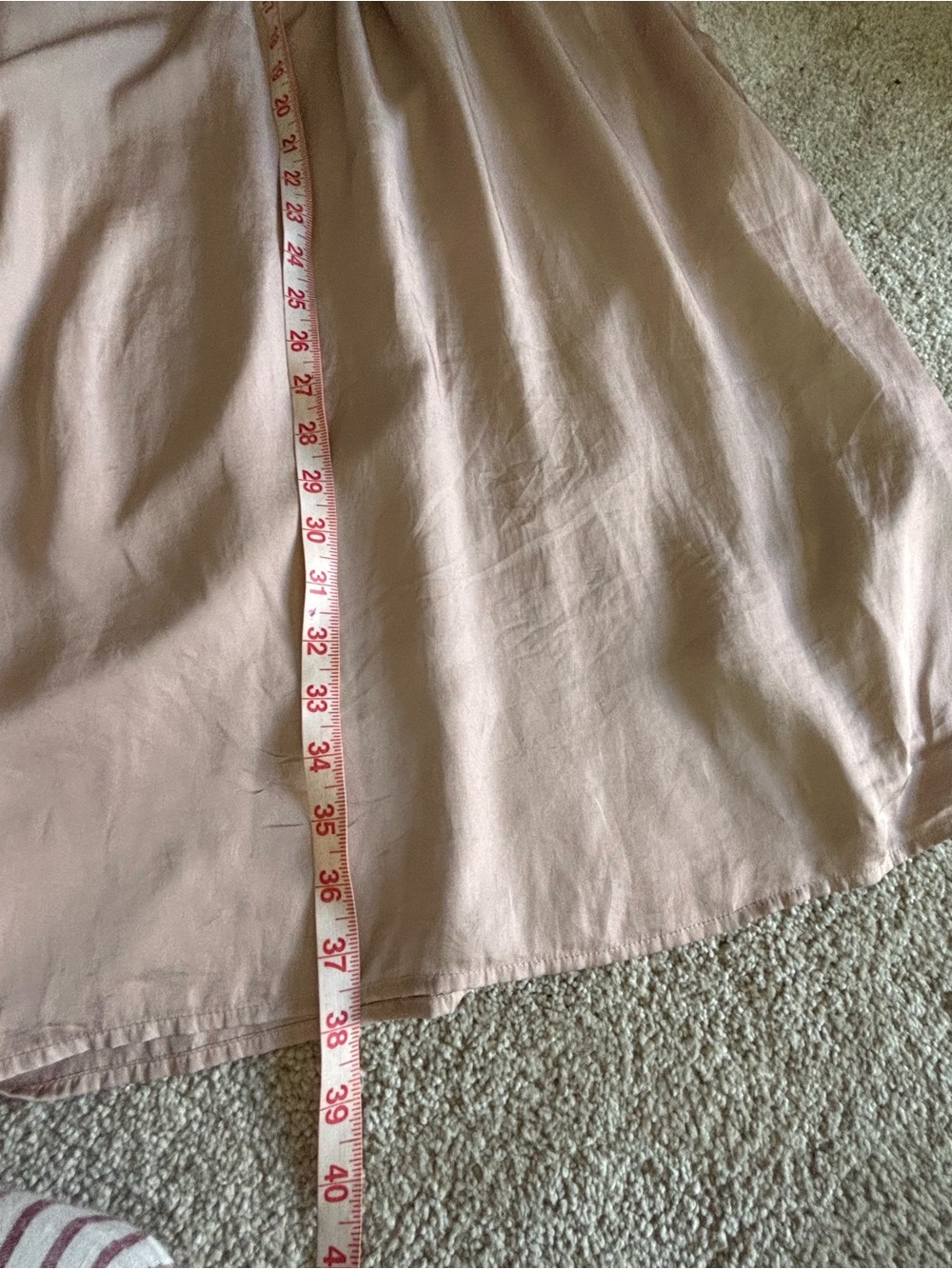 American Eagle Outfitters Blush Pink Satin Maxi Skirt Size M - Picture 7 of 10